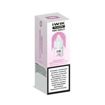 E-LIQUID BERRIES WATERMELON - IWIK - 10 ML - NICOTINA 10 MG NIC SALT