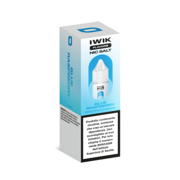 E-LIQUID BLUE RASPBERRY - IWIK - 10 ML - NICOTINA 10 MG NIC SALT