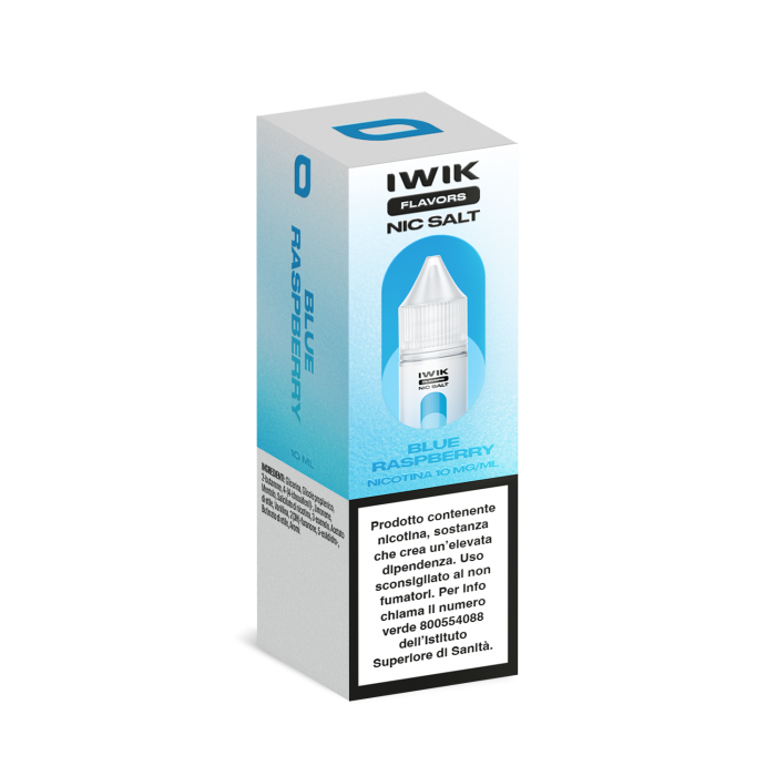 E-LIQUID BLUE RASPBERRY - IWIK - 10 ML - NICOTINA 10 MG NIC SALT