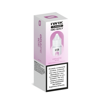 E-LIQUID GRAPE ICE - IWIK - 10 ML - NICOTINA 10 MG NIC SALT