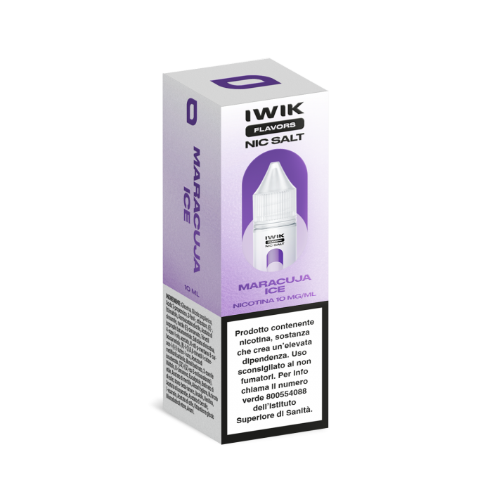 E-LIQUID MARACUJA ICE - IWIK - 10 ML - NICOTINA 10 MG NIC SALT