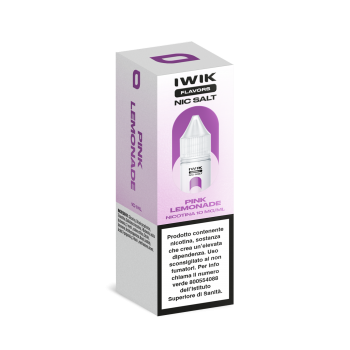 E-LIQUID PINK LEMONADE - IWIK - 10 ML - NICOTINA 10 MG NIC SALT