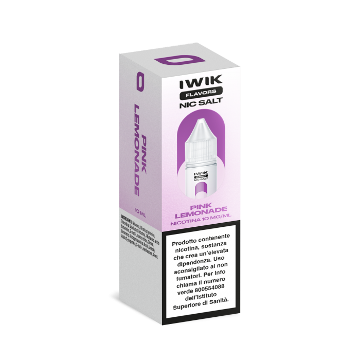 E-LIQUID PINK LEMONADE - IWIK - 10 ML - NICOTINA 10 MG NIC SALT