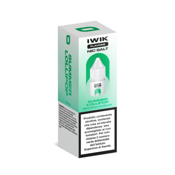 E-LIQUID SUMMER LOLIPOP - IWIK - 10 ML - NICOTINA 10 MG NIC SALT