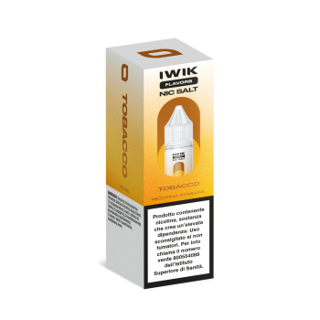 E-LIQUID TOBACCO - IWIK - 10 ML - NICOTINA 10 MG NIC SALT