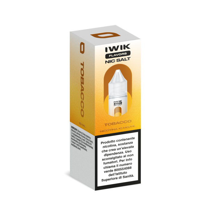 E-LIQUID TOBACCO - IWIK - 10 ML - NICOTINA 10 MG NIC SALT