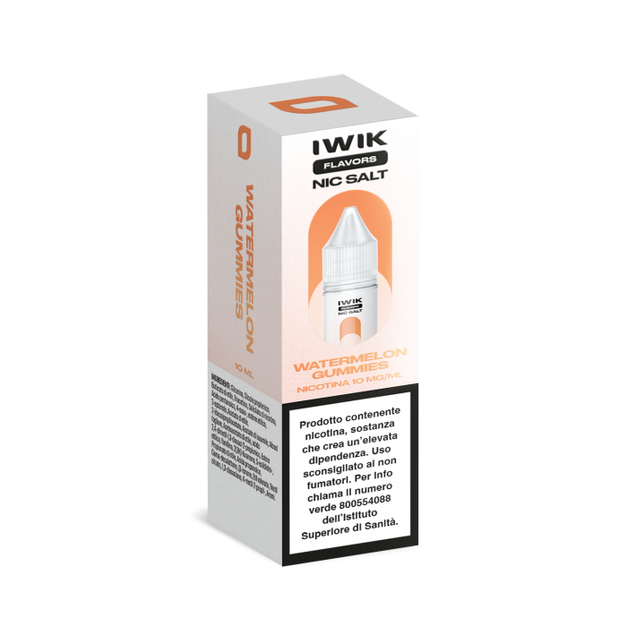 E-LIQUID WATERMELON GUMMIES - IWIK - 10 ML - NICOTINA 10 MG NIC SALT