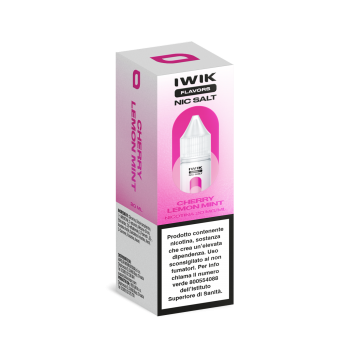 E-LIQUID CHERRY LEMON MINT - IWIK - 10 ML - NICOTINA 20 MG NIC SALT
