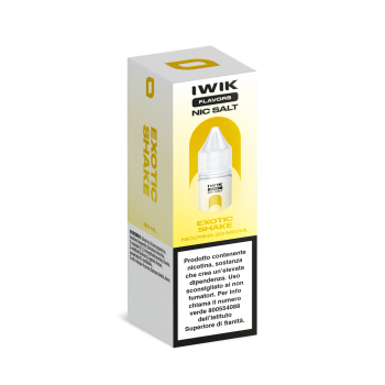 E-LIQUID EXOTIC SHAKE - IWIK - 10 ML - NICOTINA 20 MG NIC SALT