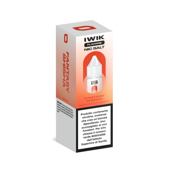 E-LIQUID FANTASY SHISHA - IWIK - 10 ML - NICOTINA 20 MG NIC SALT