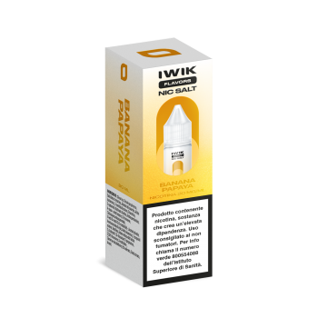 E-LIQUID BANANA PAPAYA - IWIK - 10 ML - NICOTINA 20 MG NIC SALT