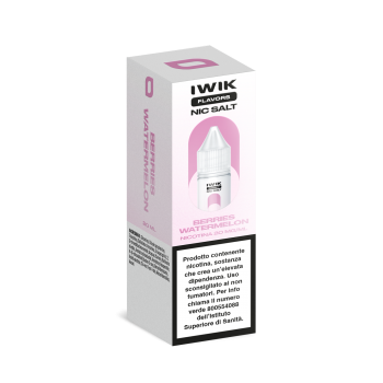 E-LIQUID BERRIES WATERMELON - IWIK - 10 ML - NICOTINA 20 MG NIC SALT