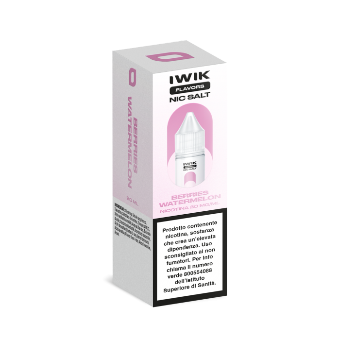 E-LIQUID BERRIES WATERMELON - IWIK - 10 ML - NICOTINA 20 MG NIC SALT