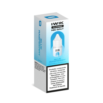 E-LIQUID BLUE RASPBERRY - IWIK - 10 ML - NICOTINA 20 MG NIC SALT