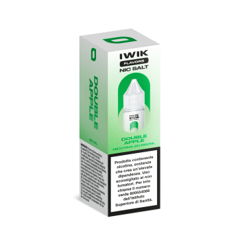 E-LIQUID DOUBLE APPLE - IWIK - 10 ML - NICOTINA 20 MG NIC SALT