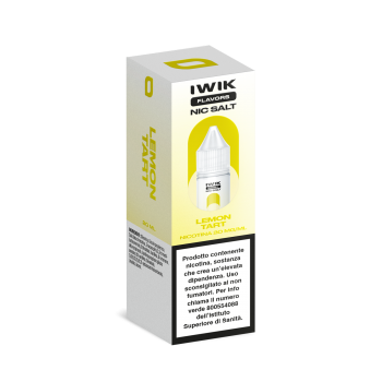 E-LIQUID LEMON TART - IWIK - 10 ML - NICOTINA 20 MG NIC SALT