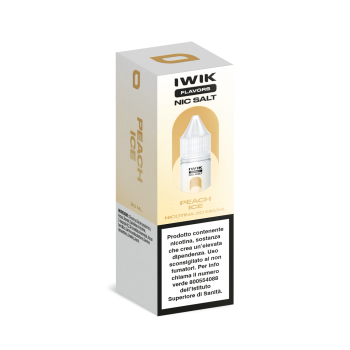E-LIQUID PEACH ICE - IWIK - 10 ML - NICOTINA 20 MG NIC SALT
