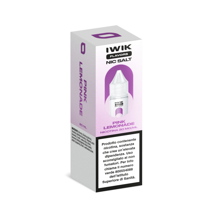 E-LIQUID PINK LEMONADE - IWIK - 10 ML - NICOTINA 20 MG NIC SALT