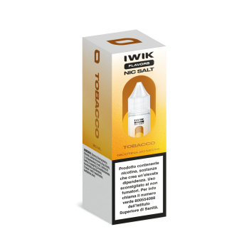 E-LIQUID TOBACCO - IWIK - 10 ML - NICOTINA 20 MG NIC SALT