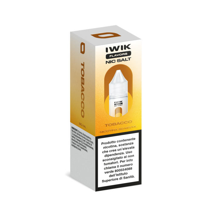 E-LIQUID TOBACCO - IWIK - 10 ML - NICOTINA 20 MG NIC SALT
