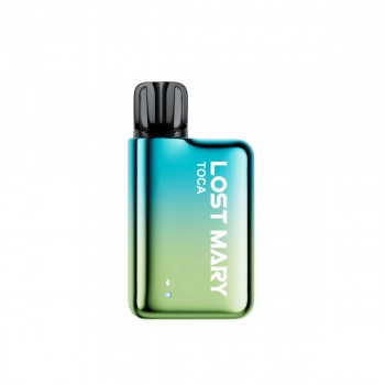LOST MARY TOCA METAL KIT BLUE GREEN + KIWI PASSION FRUIT GUAVA 20 mg/ml