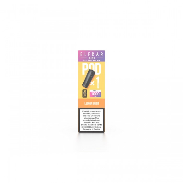 ELFBAR 4IN1 2ML PREFILLED POD LEMON MINT 20 mg/ml