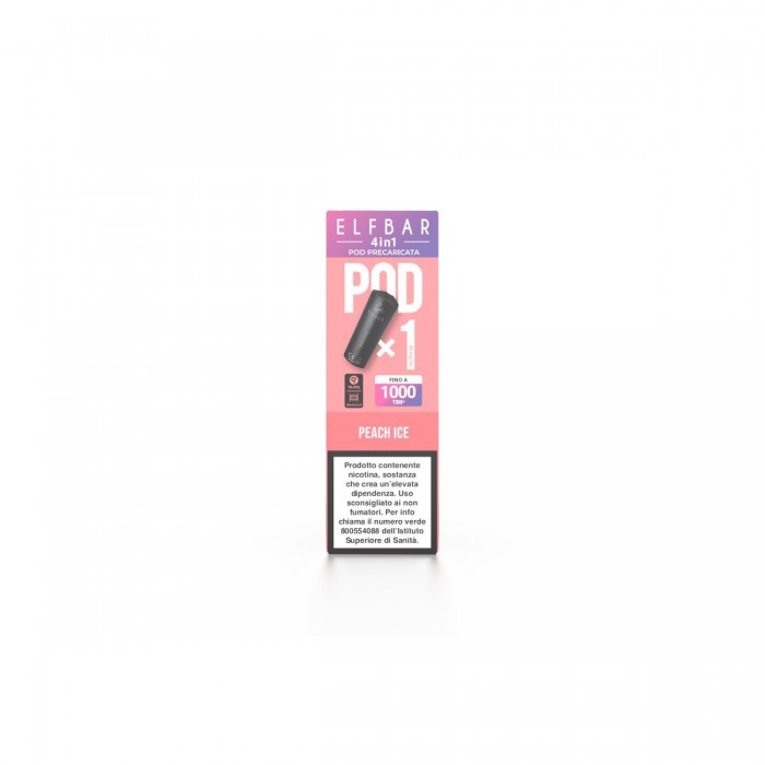 ELFBAR 4IN1 2ML PREFILLED POD PEACH ICE 20 mg/ml