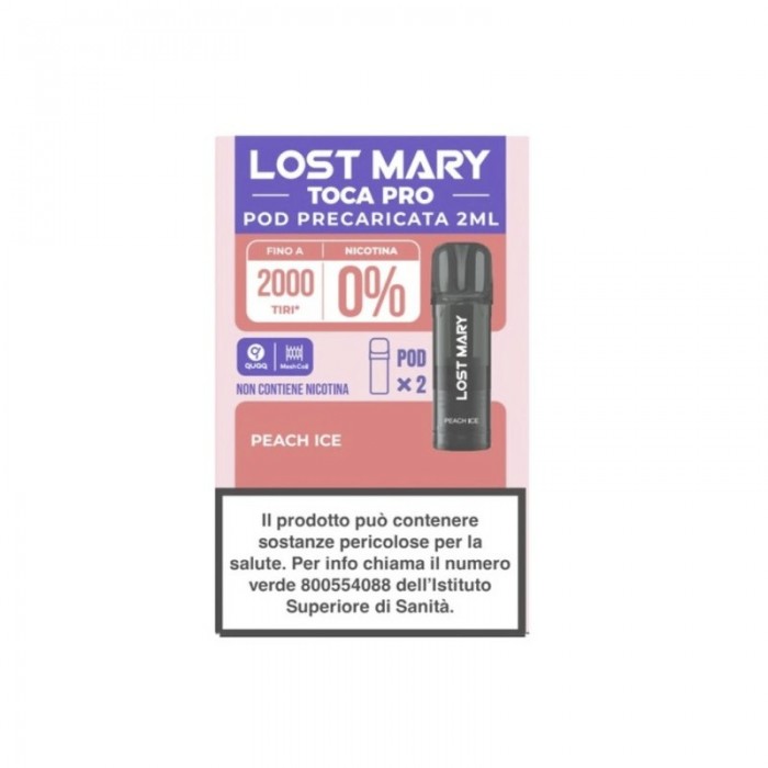 LOST MARY TOCA AIR POD PRO 0MG PEACH ICE