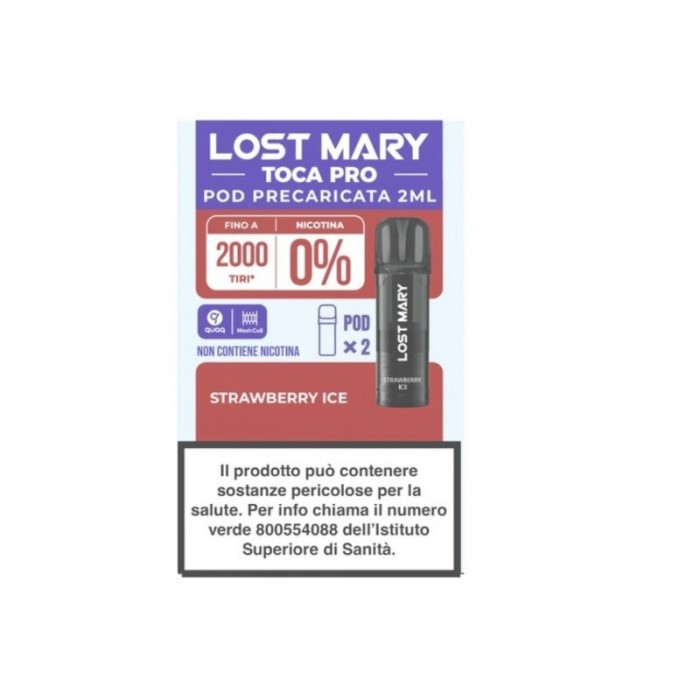 LOST MARY TOCA AIR POD PRO 0MG STRAWBERRY ICE