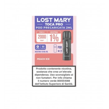 LOST MARY TOCA AIR POD PRO 10MG PEACH ICE