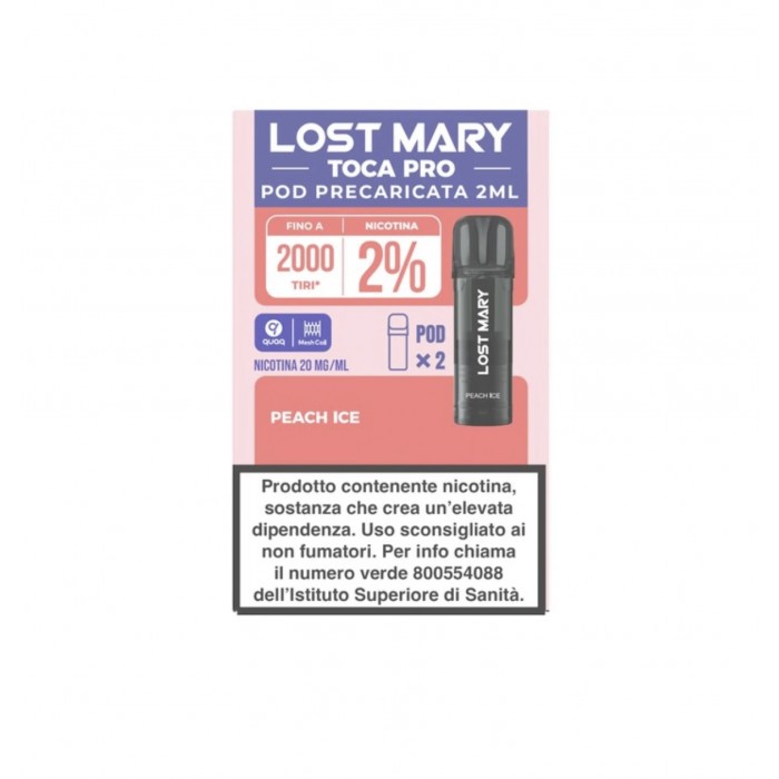 LOST MARY TOCA AIR POD PRO 20MG PEACH ICE