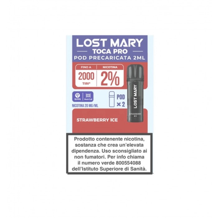 LOST MARY TOCA AIR POD PRO 20MG STRAWBERRY ICE