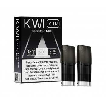 KIWI AIR 2PZ POD - COCONUT MILK - 20 MG - TPD IT