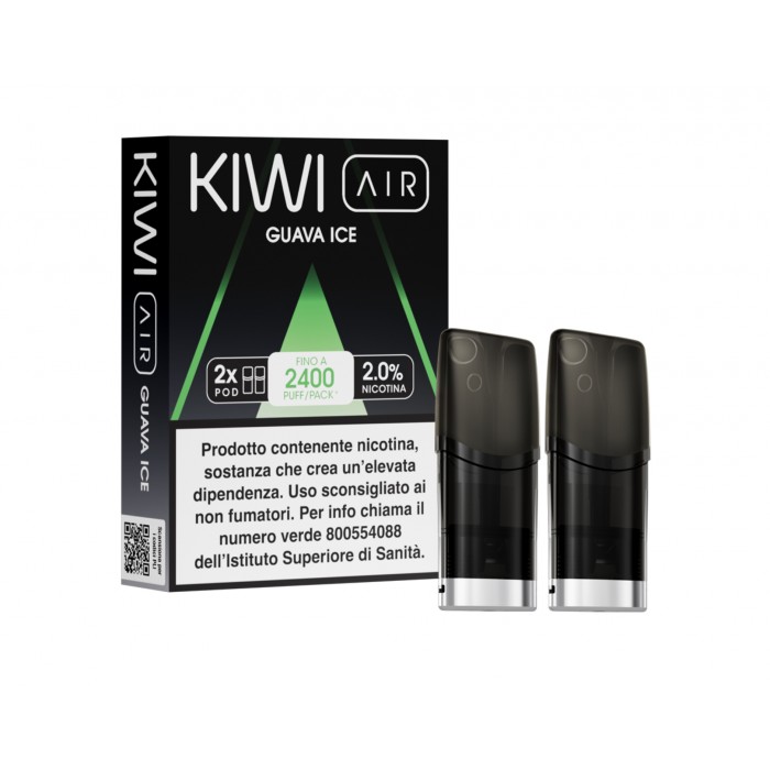 KIWI AIR 2PZ POD - GUAVA ICE - 20 MG - TPD IT