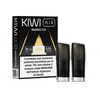 KIWI AIR 2PZ POD - MANGO ICE - 0 MG - TPD IT