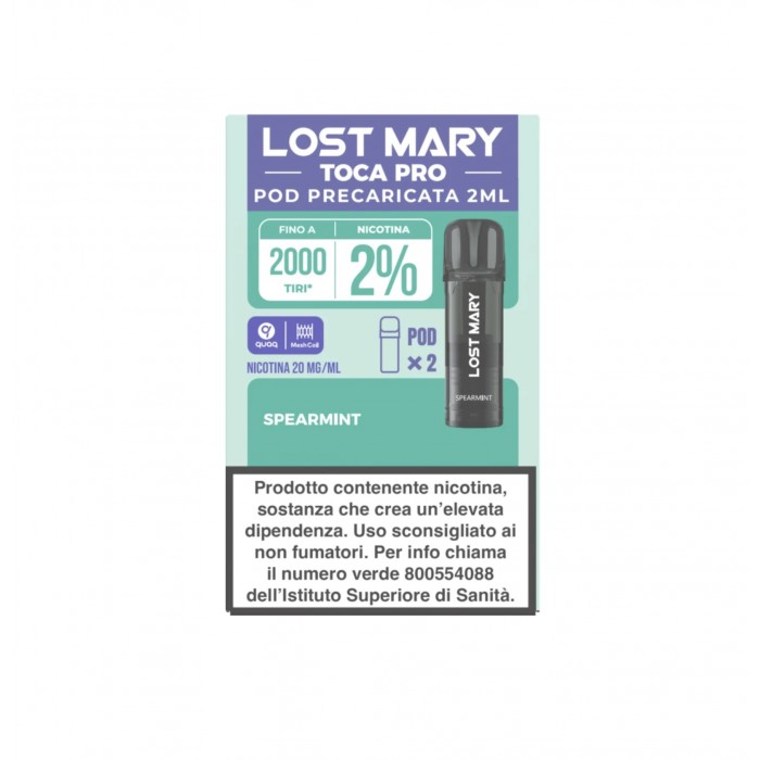 LOST MARY TOCA AIR POD PRO 20MG SPEARMINT