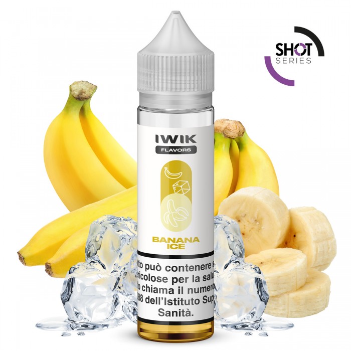 E-LIQUID AROMA PLA SHOT SERIES BANANA ICE - IWIK- 20 ML