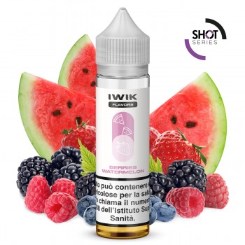 E-LIQUID AROMA PLA SHOT SERIES BERRIES WATERMELON - IWIK- 20 ML