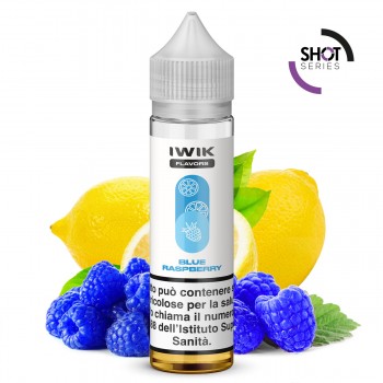 E-LIQUID AROMA PLA SHOT SERIES BLUE RASPBERRY - IWIK- 20 ML