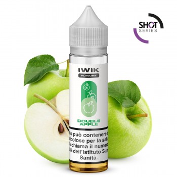 E-LIQUID AROMA PLA SHOT SERIES DOUBLE APPLE - IWIK- 20 ML