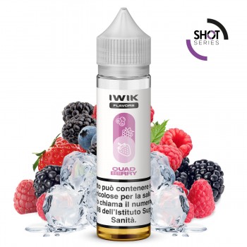 E-LIQUID AROMA PLA SHOT SERIES QUAD BERRY - IWIK- 20 ML