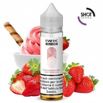 E-LIQUID AROMA PLA SHOT SERIES STRAWBERRY ICE CREAM - IWIK- 20 ML