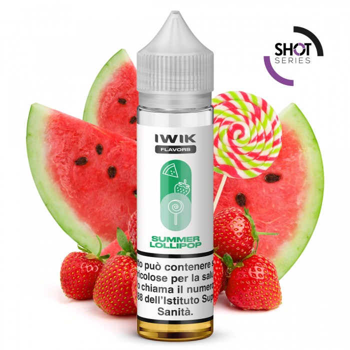 E-LIQUID AROMA PLA SHOT SERIES SUMMER LOLLIPOP - IWIK- 20 ML