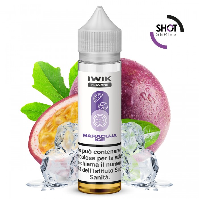 E-LIQUID AROMA PLA SHOT SERIES MARACUJA ICE - IWIK- 20 ML