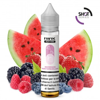 E-LIQUID AROMA PLA MINI SHOT - BERRIES WATERMELON - IWIK - 10 ML