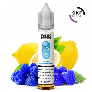 E-LIQUID AROMA PLA MINI SHOT - BLUE RASPBERRY - IWIK - 10 ML