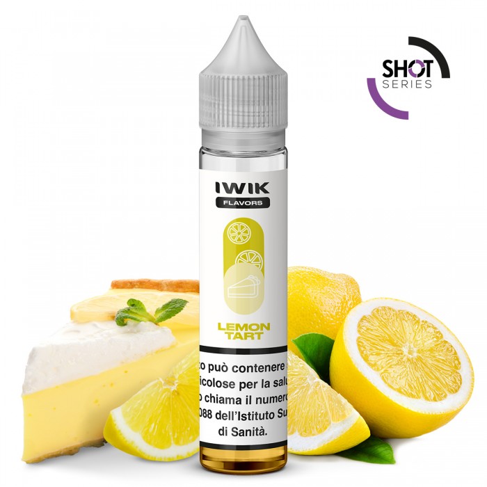 E-LIQUID AROMA PLA MINI SHOT - LEMON TART - IWIK - 10 ML