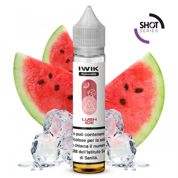 E-LIQUID AROMA PLA MINI SHOT - LUSH ICE - IWIK - 10 ML