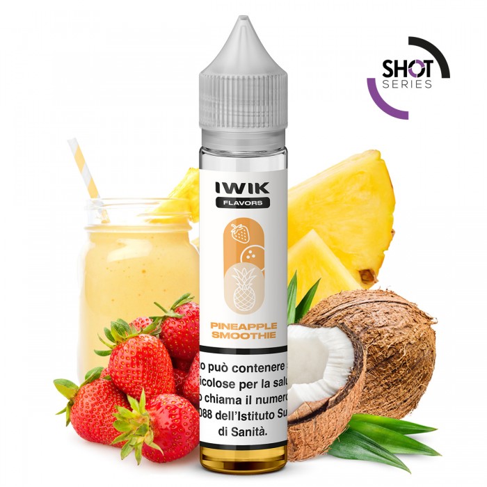 E-LIQUID AROMA PLA MINI SHOT - PINEAPPLE SMOOTHIE - IWIK - 10 ML