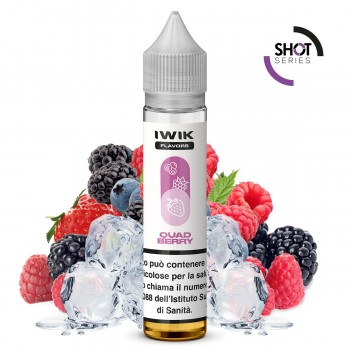 E-LIQUID AROMA PLA MINI SHOT - QUAD BERRY - IWIK - 10 ML